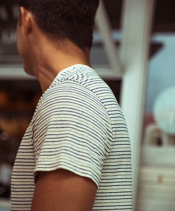 Hemp Stripe Tee - Final Sale