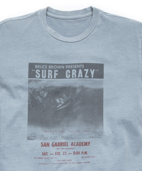 Surf Crazy Poster Tee - Outerworn