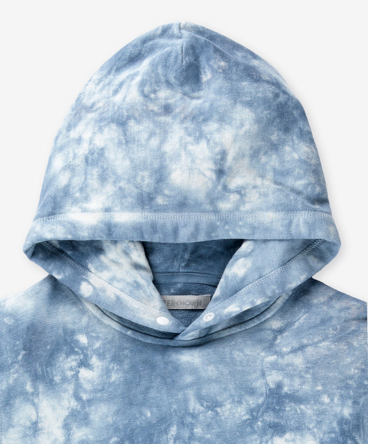 Sur Tie-Dye Snap Hoodie