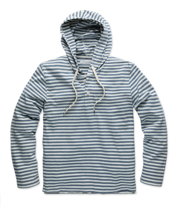 The New Denim Project Hooded Henley - Outerworn