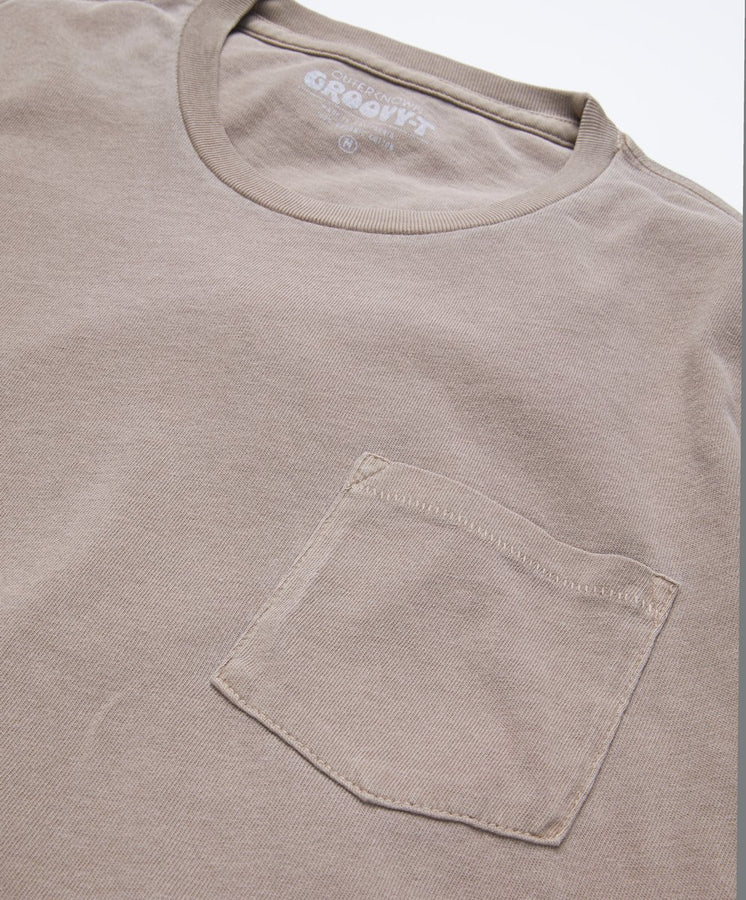 Groovy Long Sleeve Pocket Tee