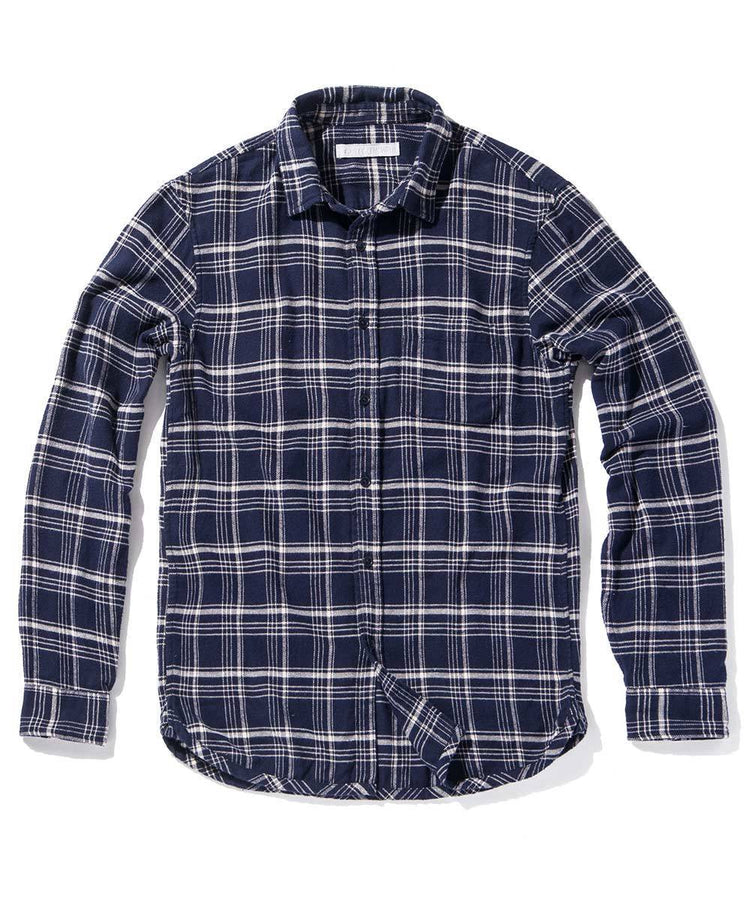 Eugene plaid shirt - admiral blue