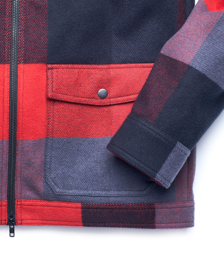 Fleece Blanket Shirt Jacket - Outerworn