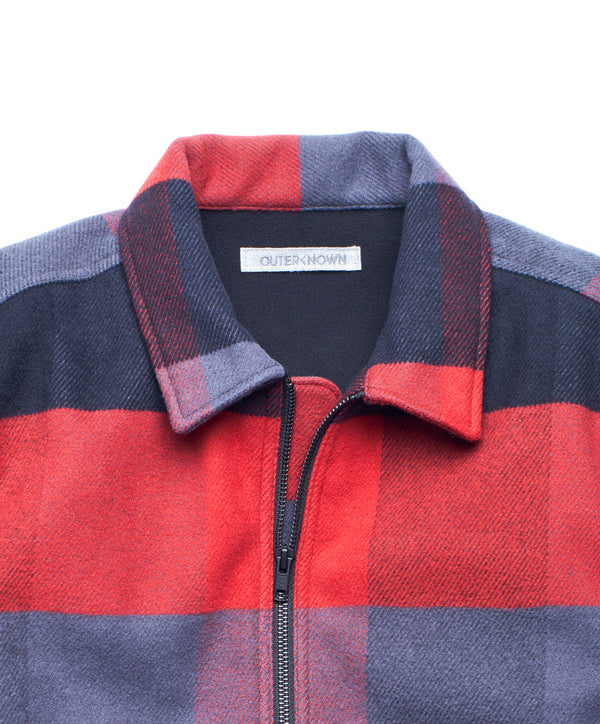Fleece Blanket Shirt Jacket - Outerworn