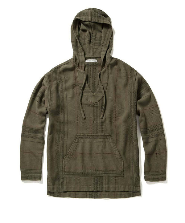 blanket baja pullover - olive diamondhead