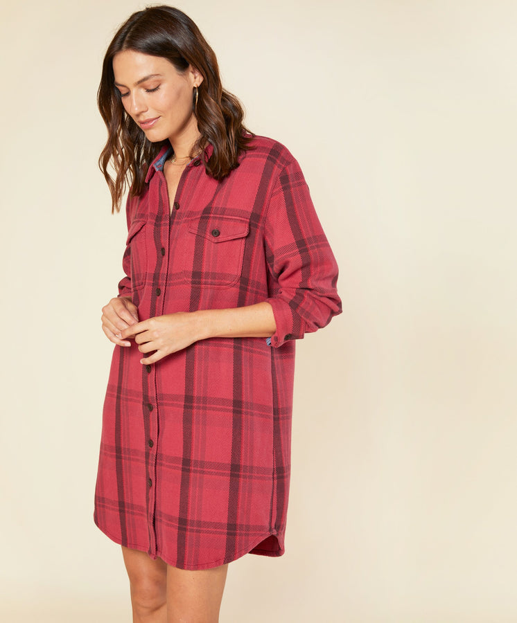 Blanket Shirt Dress