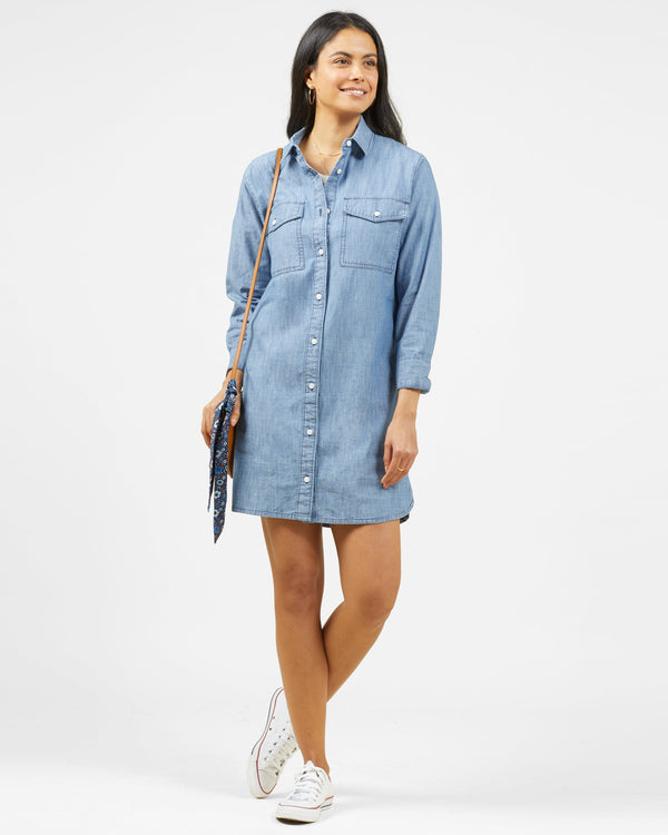 Prospect Chambray Shirt Dress