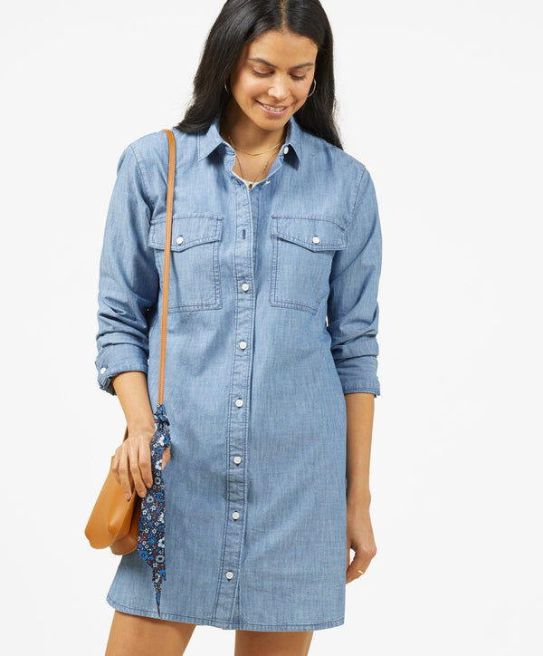 Prospect Chambray Shirt Dress