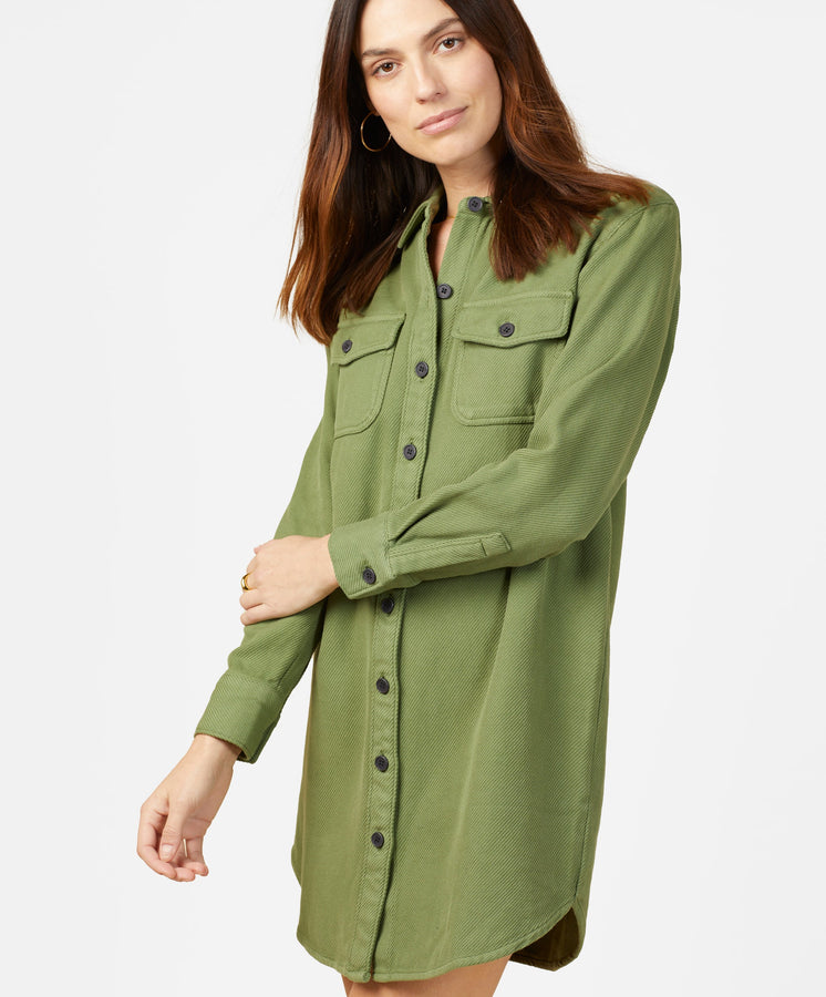 Chroma Blanket Shirt Dress