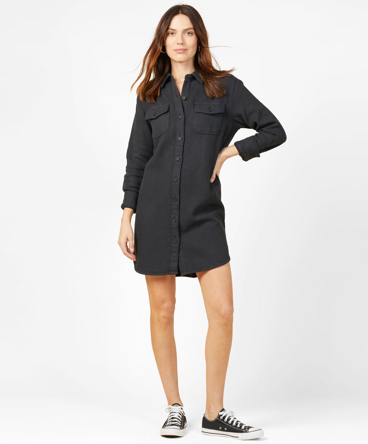 Chroma Blanket Shirt Dress