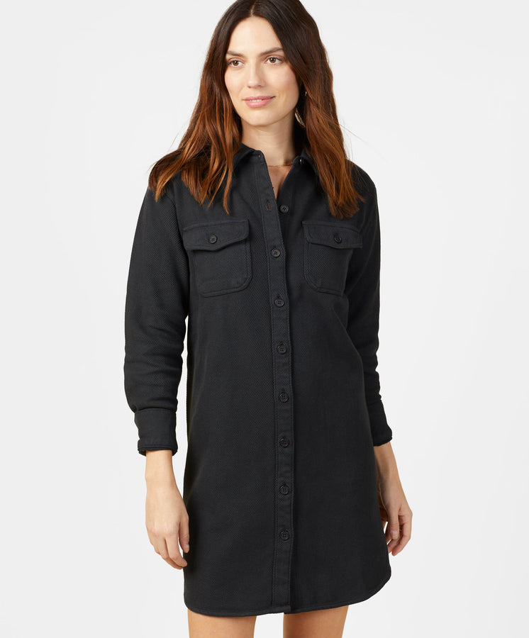 Chroma Blanket Shirt Dress