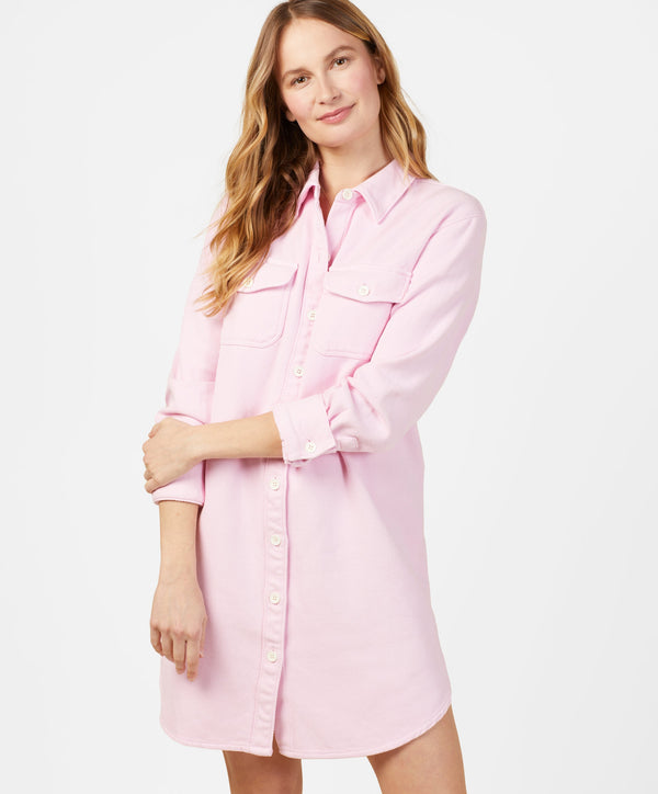 Chroma Blanket Shirt Dress