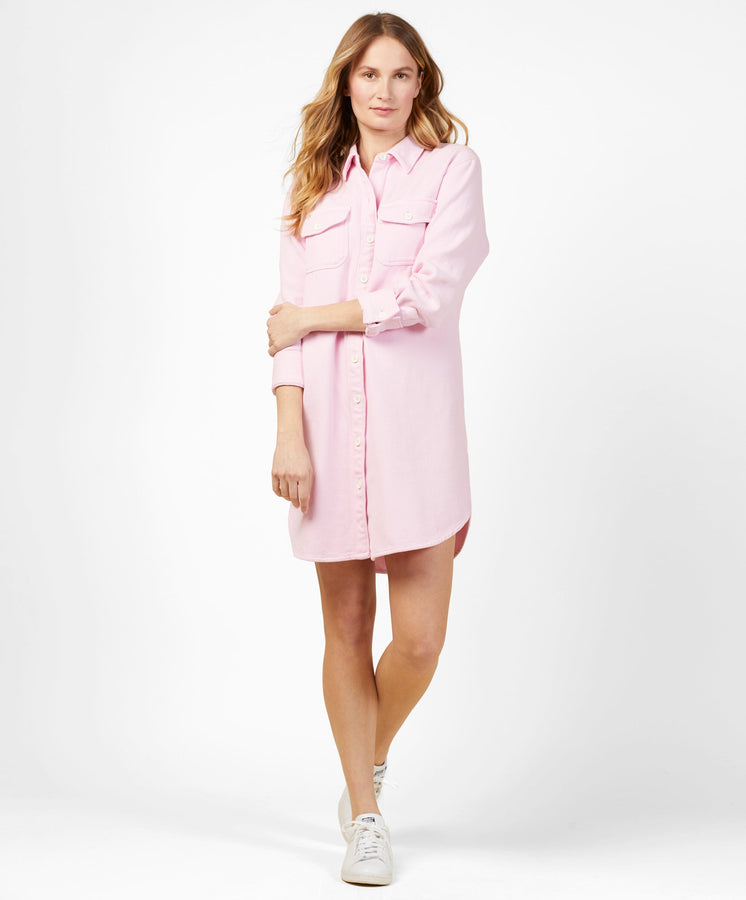 Chroma Blanket Shirt Dress