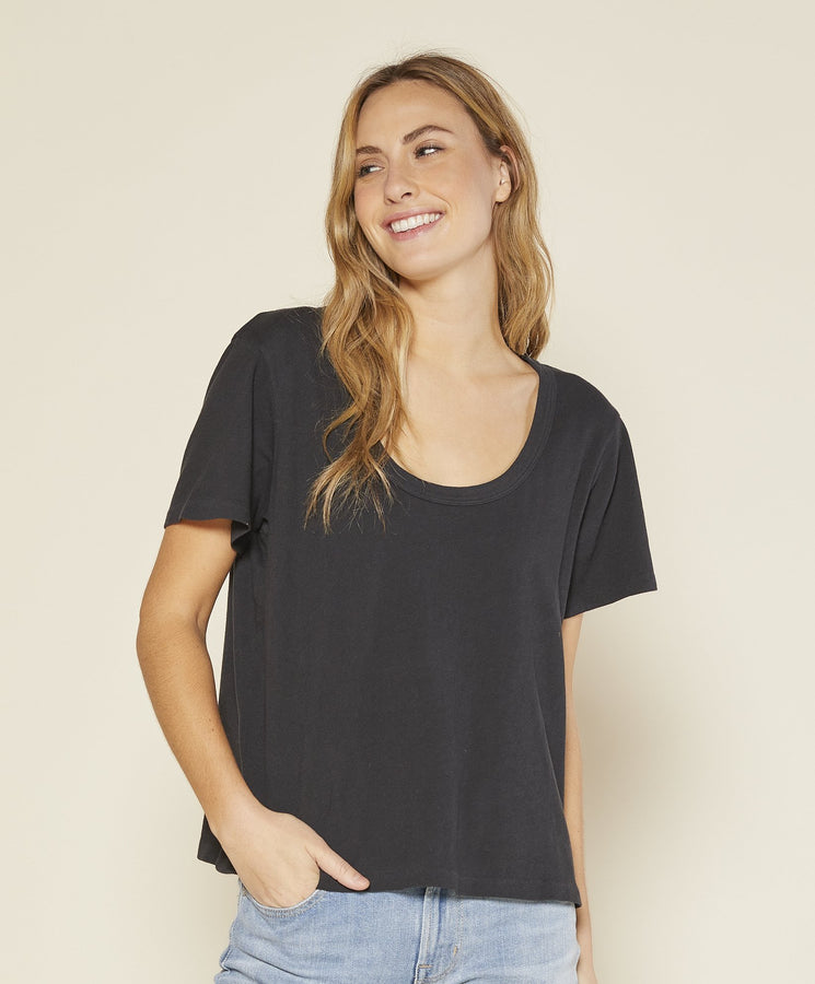 Sunny Scoop Neck Tee