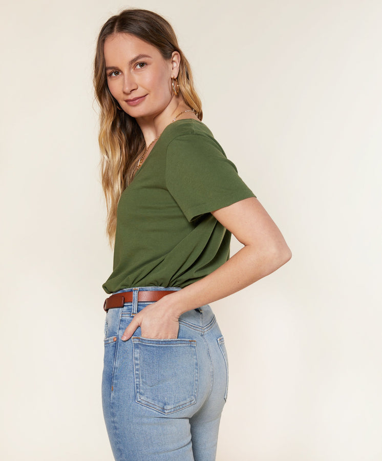 Sunny Scoop Neck Tee