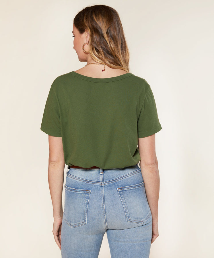 Sunny Scoop Neck Tee