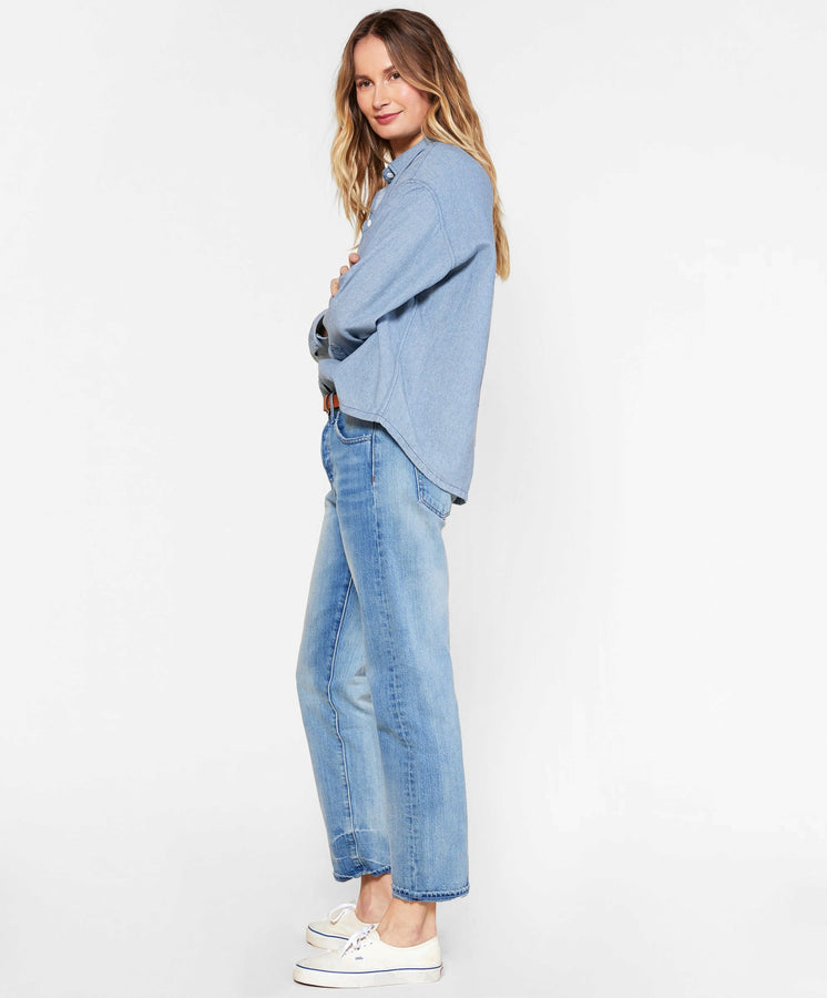 The New Denim Project Boxy Chambray Shirt