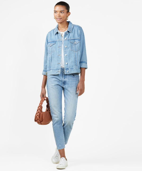 Women's Peacenik Denim Trucker