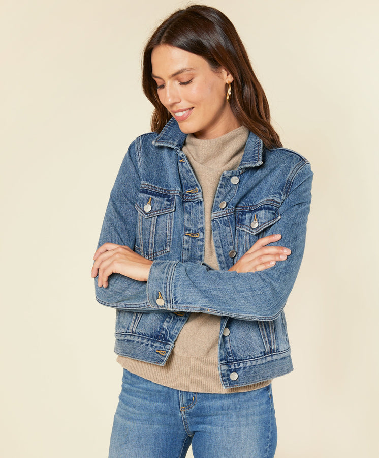 Women's Peacenik Denim Trucker