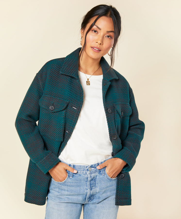 Cloud Weave Shirt Jacket
