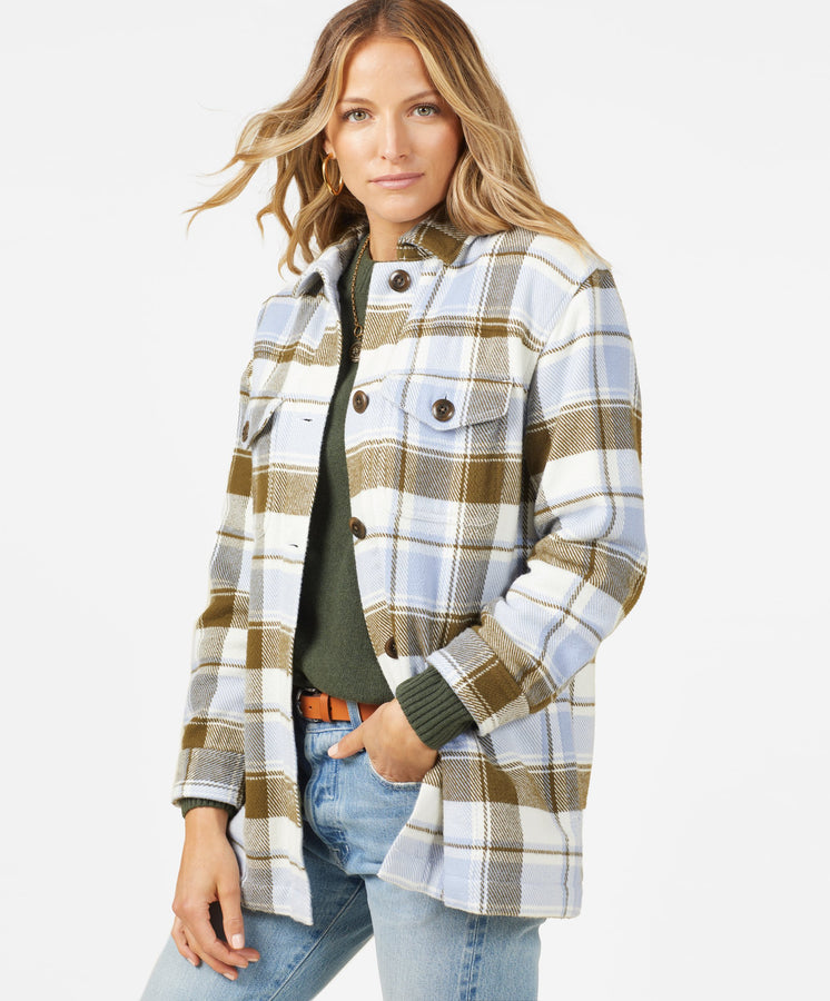 Women's Blanket Shirt Jacket