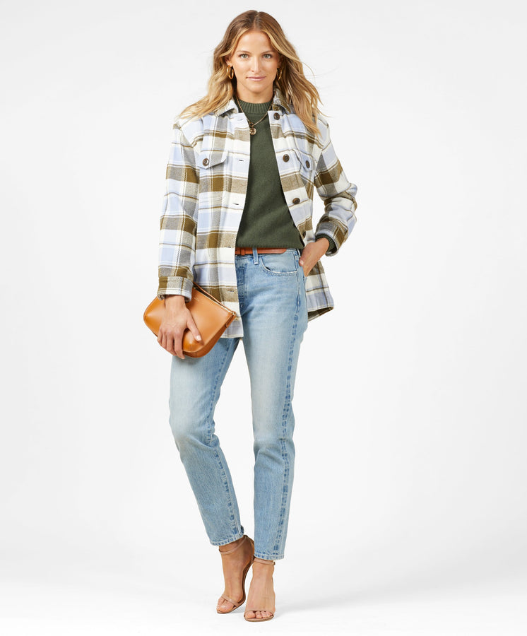 Women's Blanket Shirt Jacket