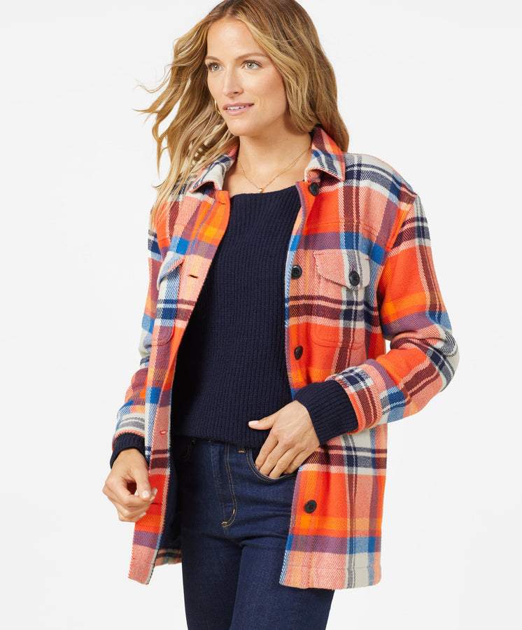 Women's Blanket Shirt Jacket