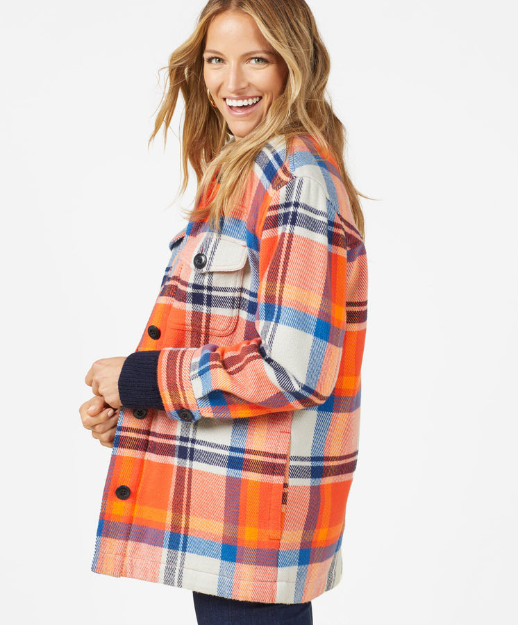 Women's Blanket Shirt Jacket
