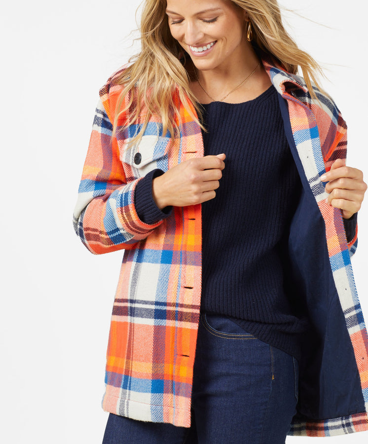 Women's Blanket Shirt Jacket