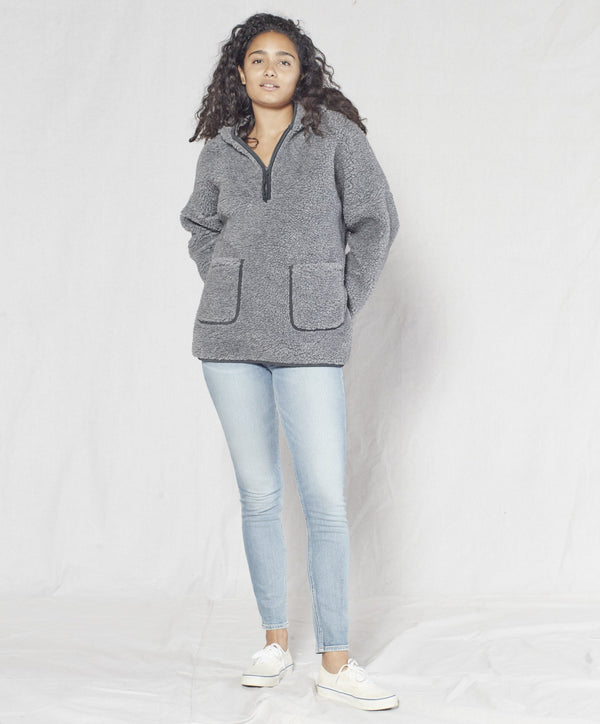 Seaside Sherpa Poncho - Outerworn