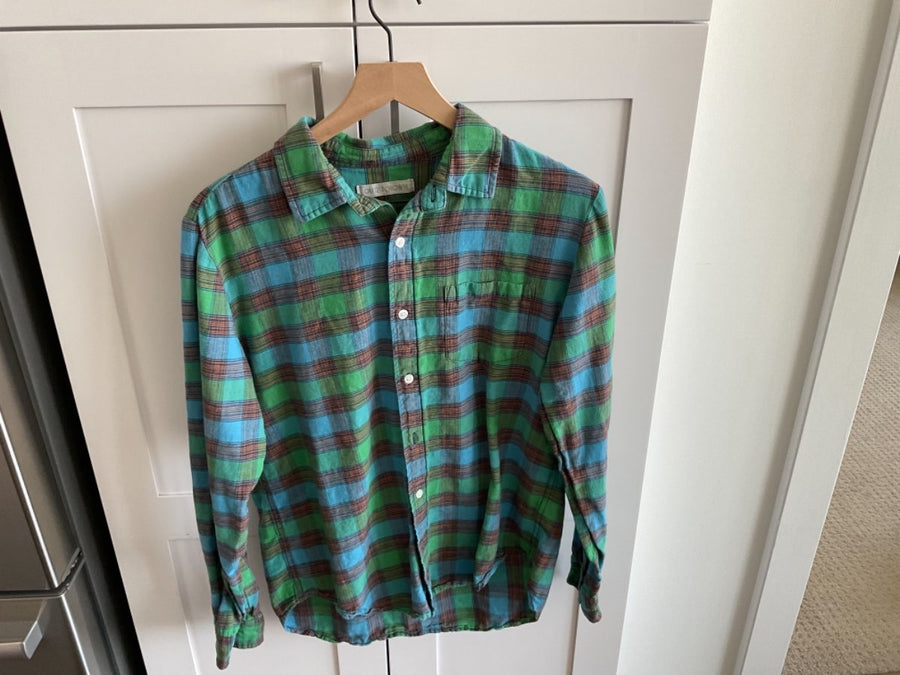 Teal Encinitas Plaid / M / Andrew_10018